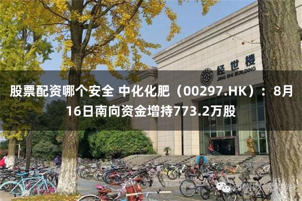 股票配资哪个安全 中化化肥（00297.HK）：8月16日南向资金增持773.2万股